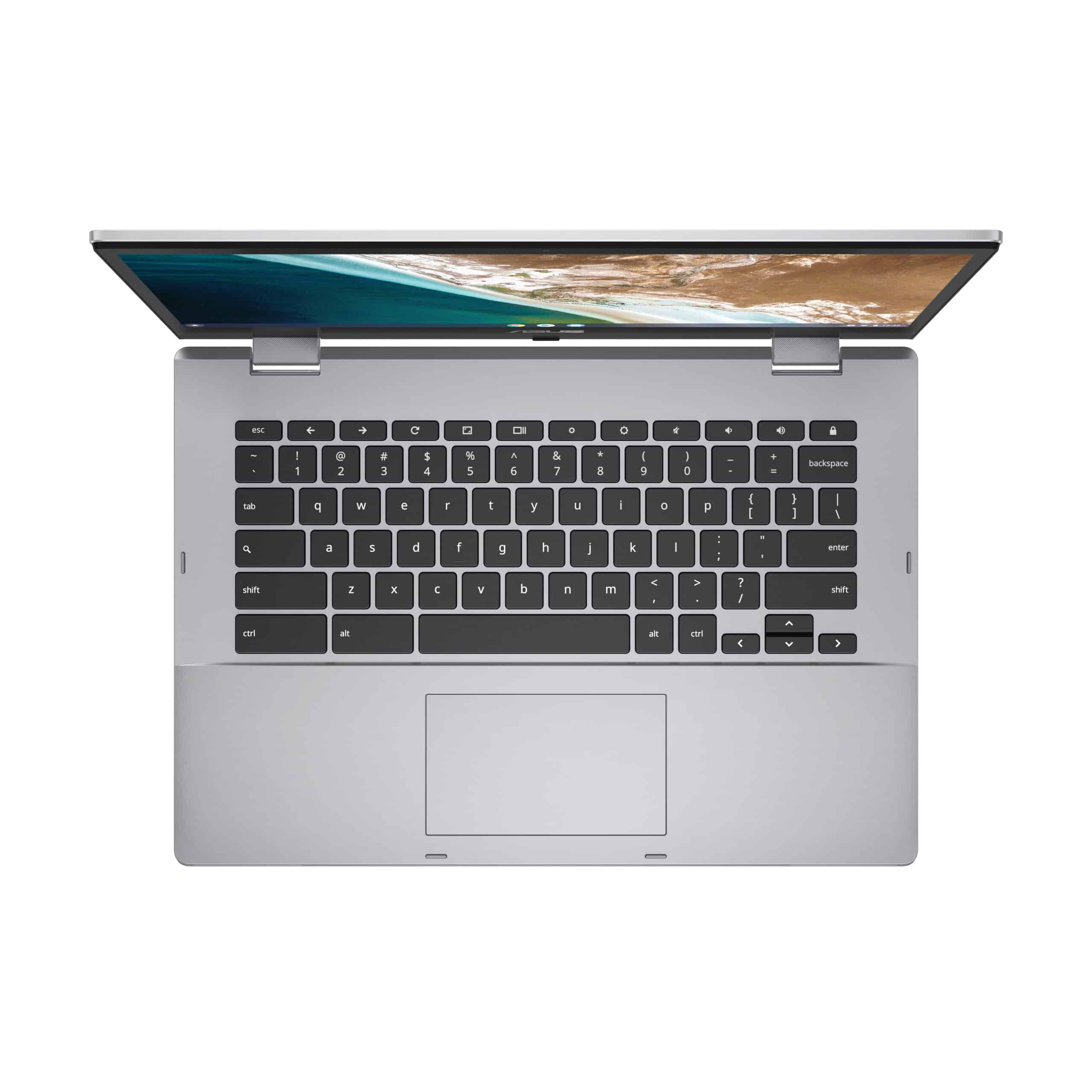 ASUS Chromebook Flip CX1 CX1400FKA-EC0317 Intel® Celeron® N N4500 35,6 cm (14") Touchscreen Full HD 4 GB LPDDR4x-SDRAM 128 GB eMMC Wi-Fi 6 (802.11ax) ChromeOS Belgisch Zilver - Afbeelding 6
