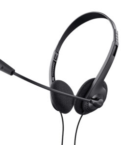 Trust Primo Chat Headset – headset – chat‑headset – verstelbare microfoon – Zwart