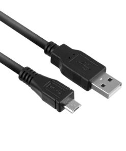 ACT USB 2.0 laad- en datakabel A male - micro B male 1 meter