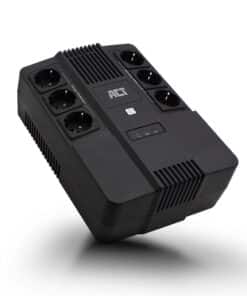 ACT Line Interactive UPS 600VA - met 6 geaarde stopcontacten Stekkerdoos
