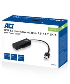 ACT USB 3.2 Gen1 naar 2,5/3,5 inch SATA Adapterkabel voor SSD/HDD - Afbeelding 2