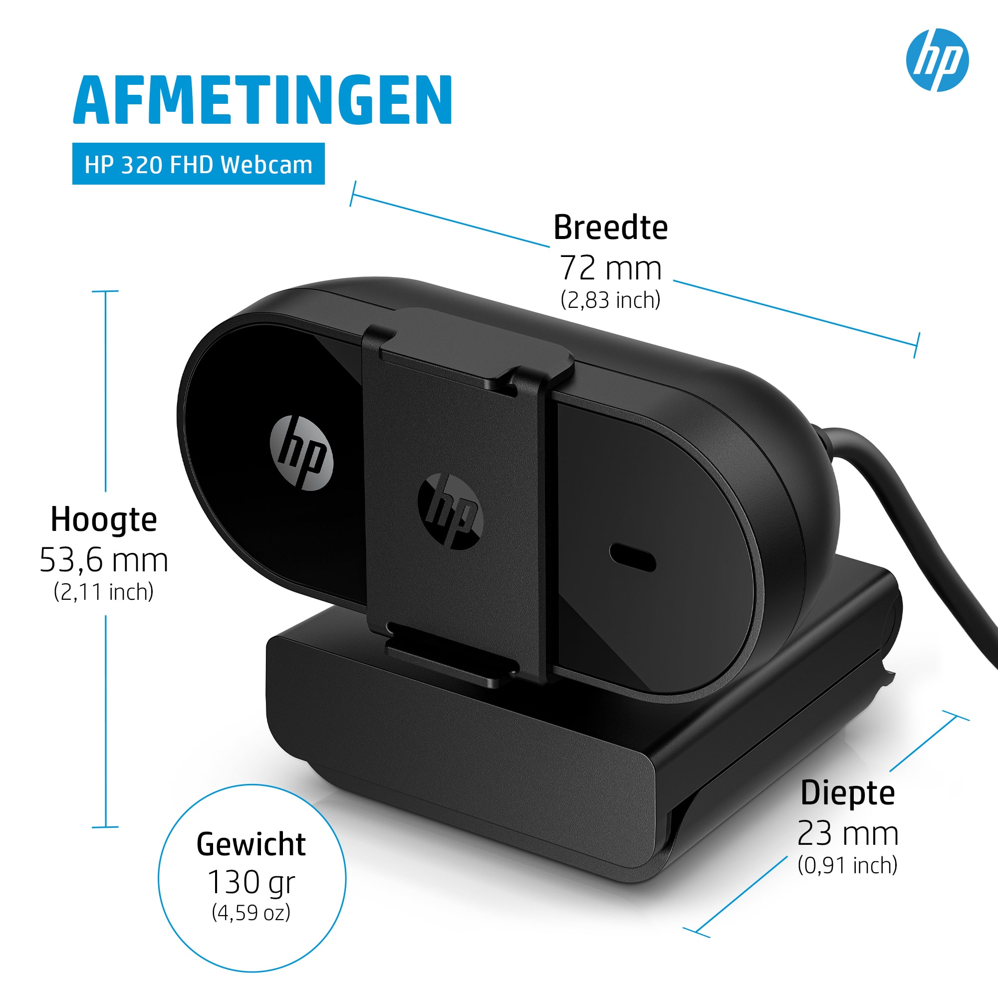 HP 320 FHD-webcam