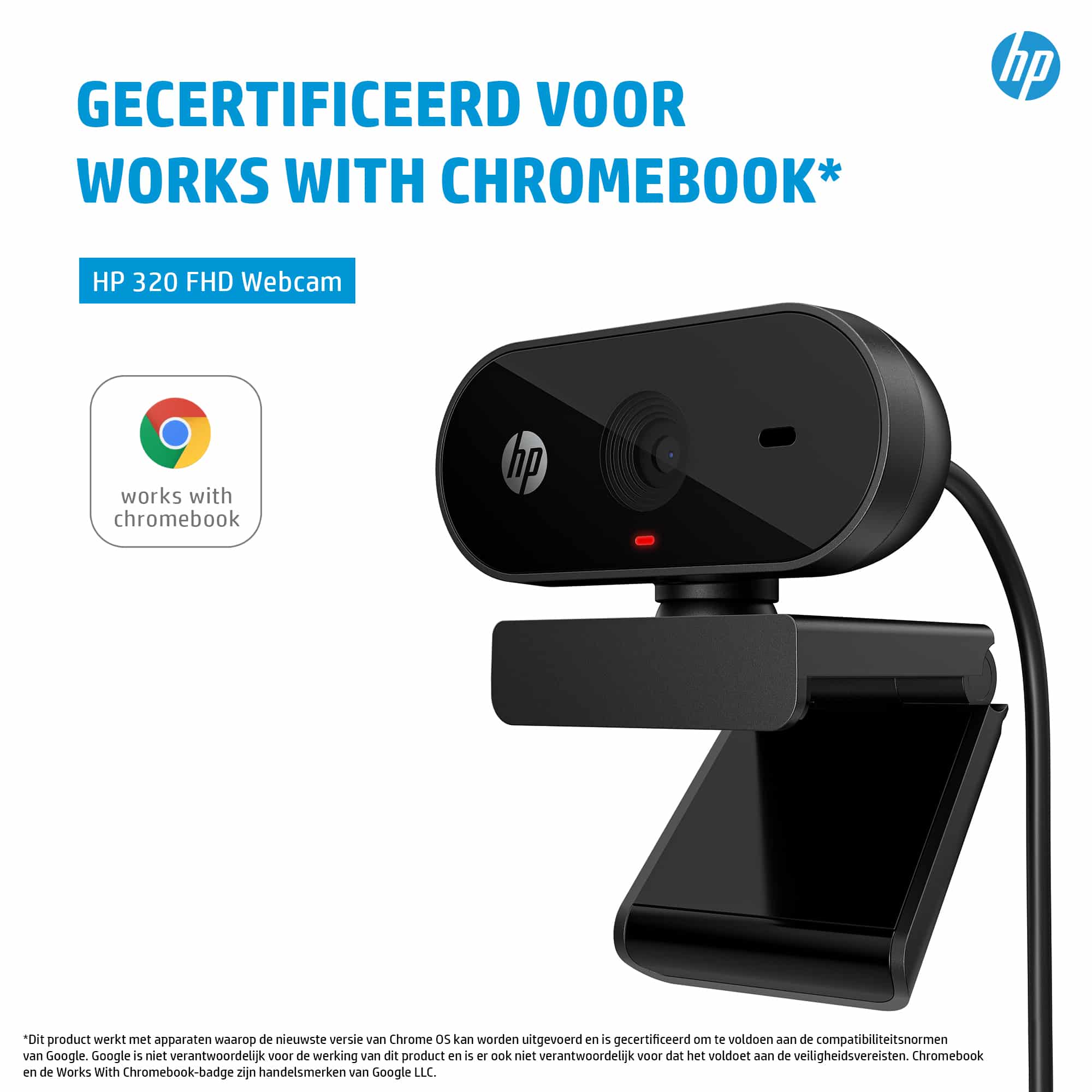 HP 320 FHD-webcam - Afbeelding 4