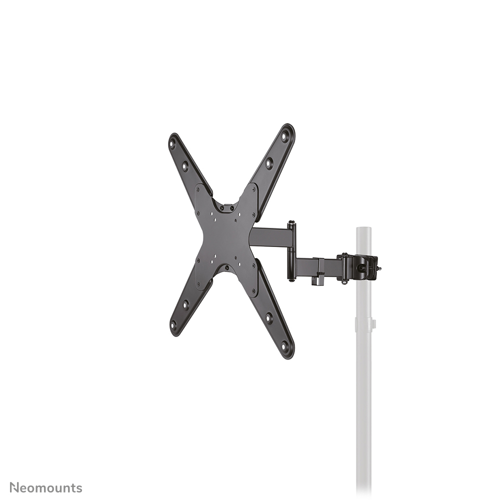 Neomounts FL40-450BL14 Screen Pole Clamp/Truss Mount, 3 pivot, 32"-55", 25 kg, 400x400mm - Afbeelding 3