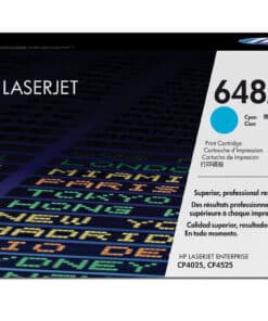 HP 648A originele cyaan LaserJet tonercartridge