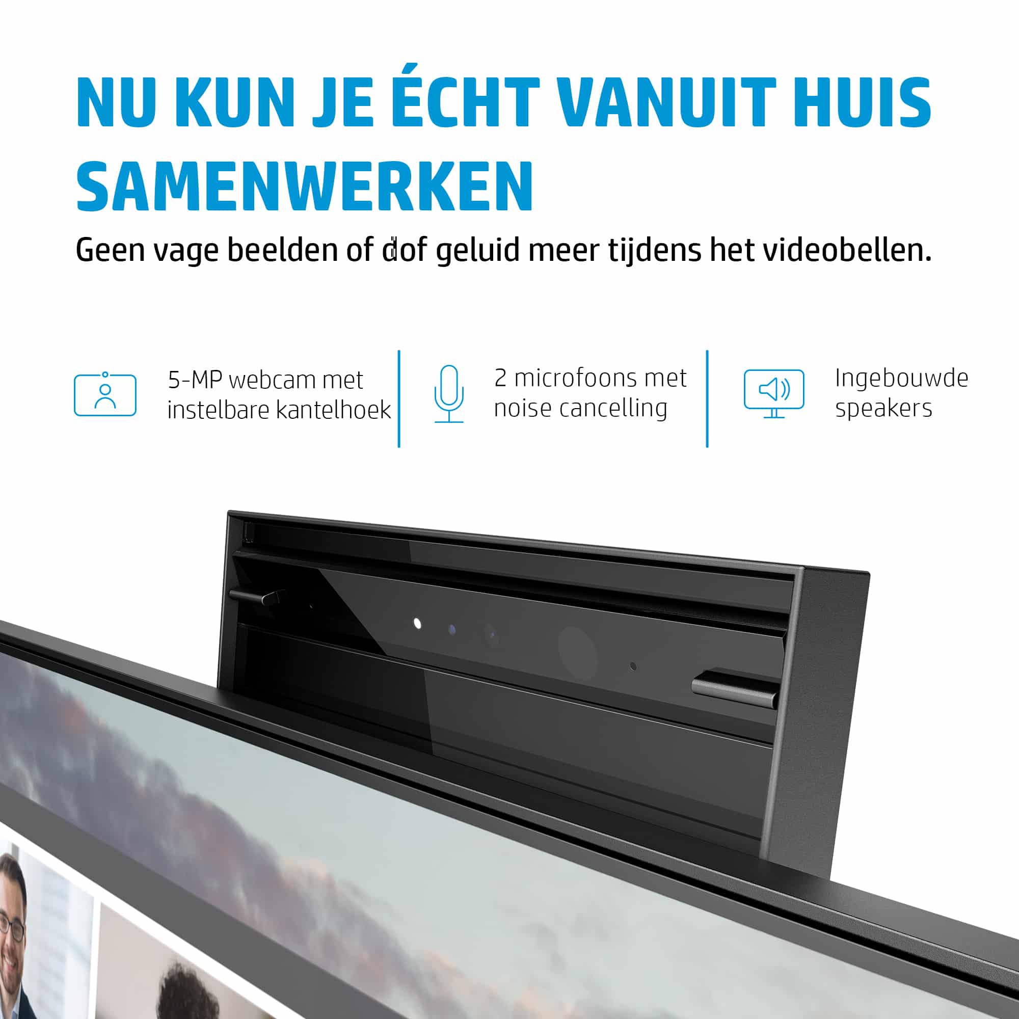 HP E24m G4 FHD USB-C conferentiemonitor - Afbeelding 7