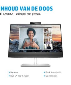 HP E24m G4 FHD USB-C conferentiemonitor - Afbeelding 6