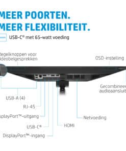 HP E24m G4 FHD USB-C conferentiemonitor - Afbeelding 3