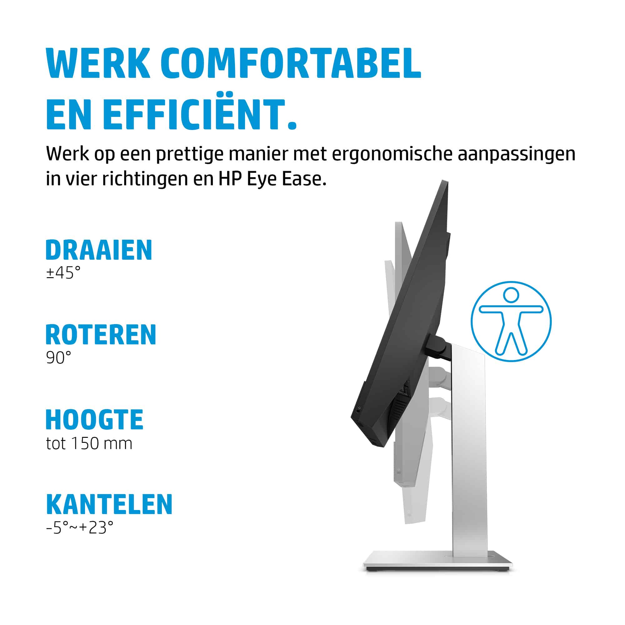 HP E24m G4 FHD USB-C conferentiemonitor - Afbeelding 4