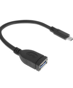 ACT USB 3.0 kabel OTG, USB-C male naar USB-A female, 0,2 meter