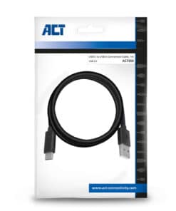 ACT USB 2.0 cable, USB-A naar USB-C, 1 meter - Afbeelding 2