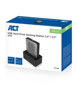 ACT 2,5"/3,5" SATA HDD/SSD dockingstation, USB 3.2 Gen1 - Afbeelding 4