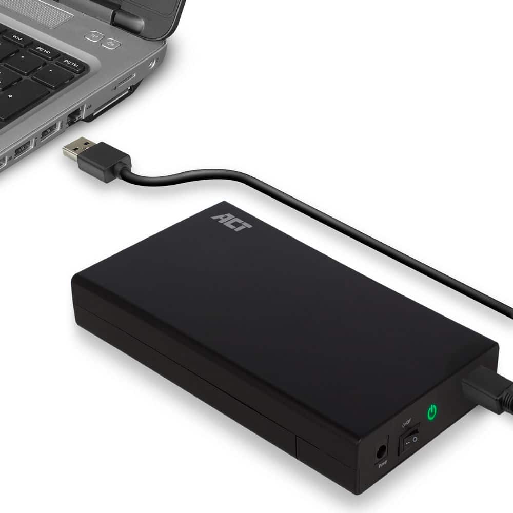 ACT 3,5" SATA harde schijf behuizing, schroefloos, USB 3.2 Gen1 - Afbeelding 2