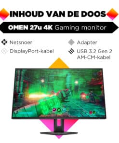 HP OMEN 27u 4K Gaming Monitor - Afbeelding 3