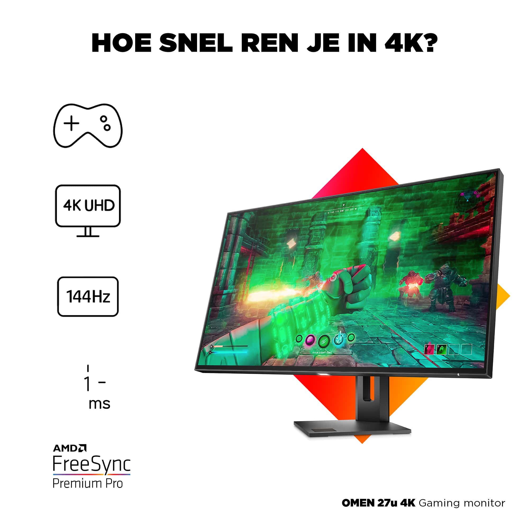 HP OMEN 27u 4K Gaming Monitor