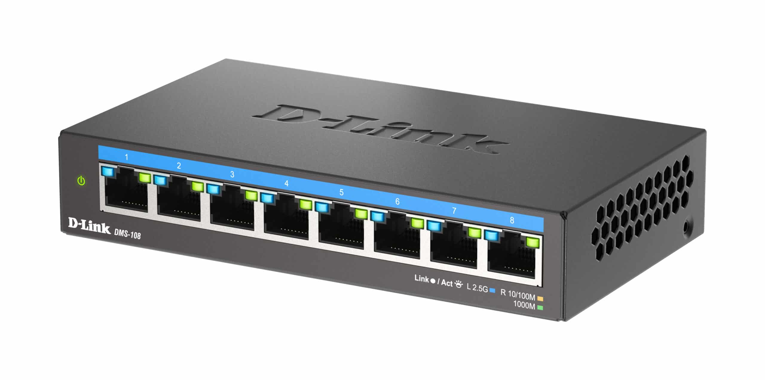 D-Link 8-poorts 2,5G Multi-Gigabit Desktop Switch - Afbeelding 3