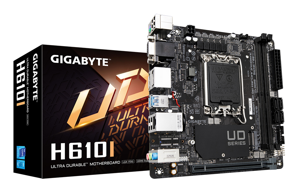 GIGABYTE H610I moederbord Intel H610 Express LGA 1700 mini ITX
