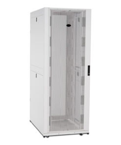 APC NetShelter SX 42U 750mm brede x 1070mm diepe behuizing met zijden, wit - Afbeelding 2