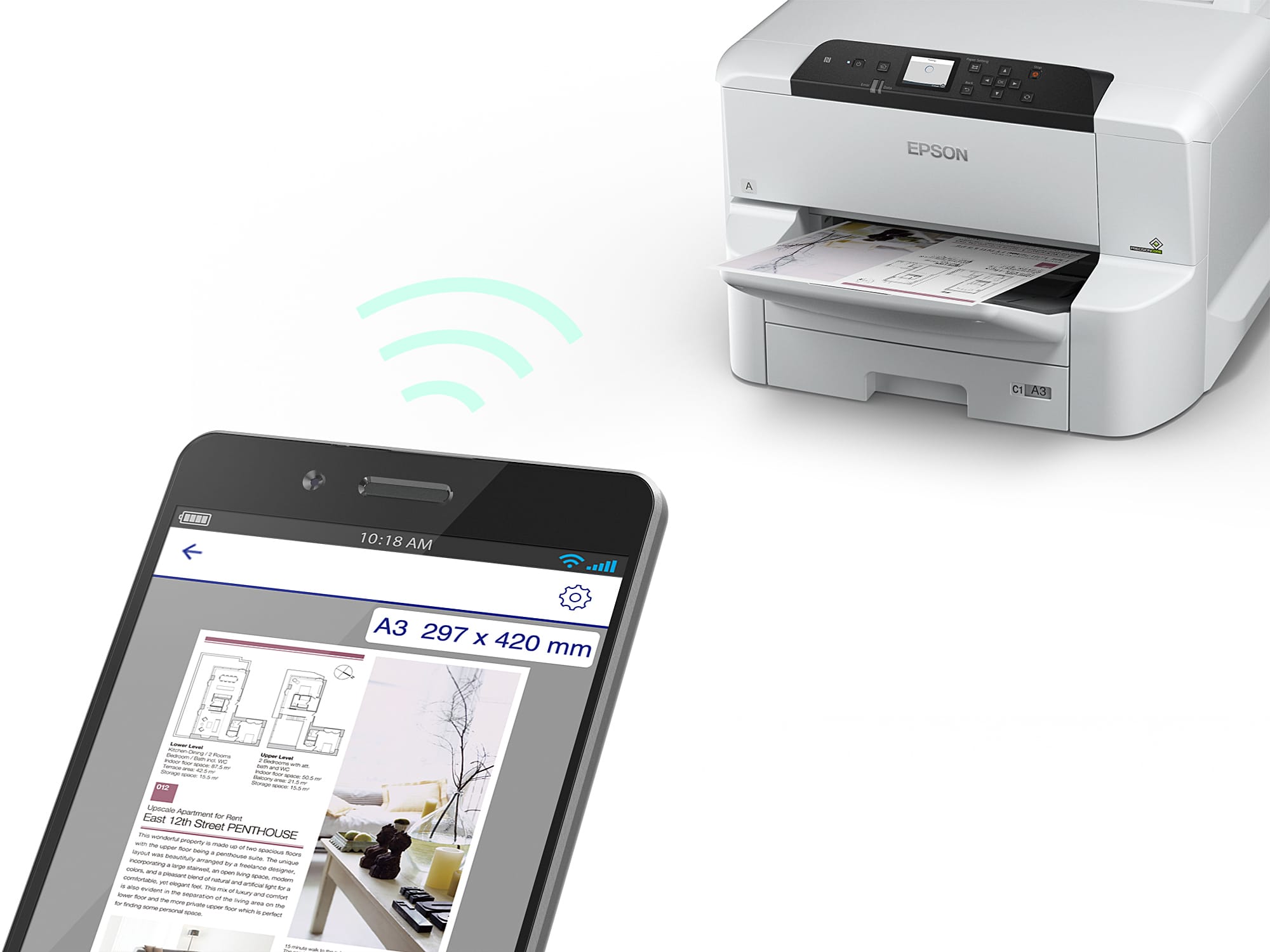Epson WorkForce Pro WF-C8190D3TWC - Afbeelding 3