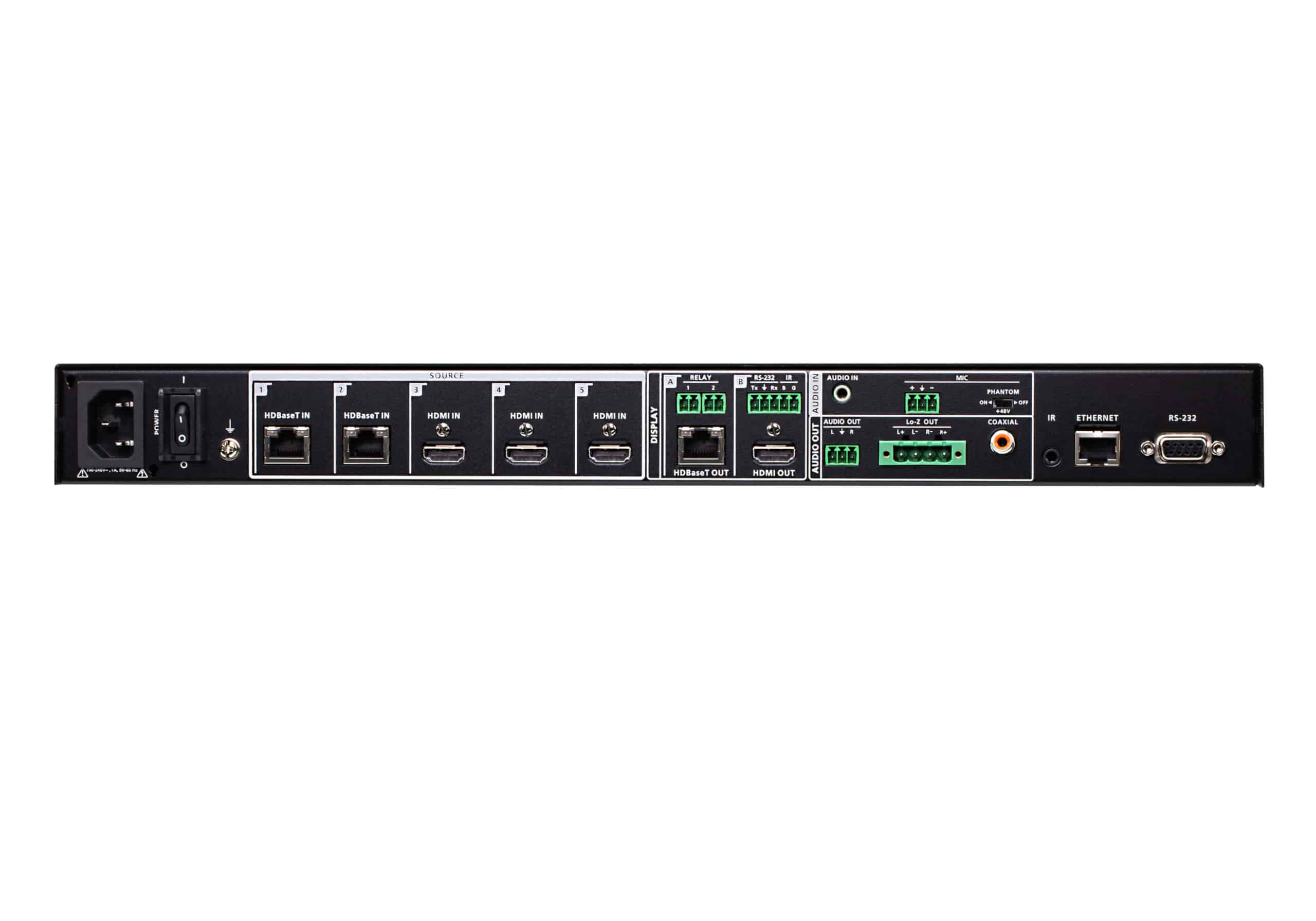 ATEN Professionele audio/video Presentatieschakelaars Alles-in-één serie VP3520 5 x 2 True 4K naadloze presentatiematrixschakelaar met bediening - Afbeelding 2