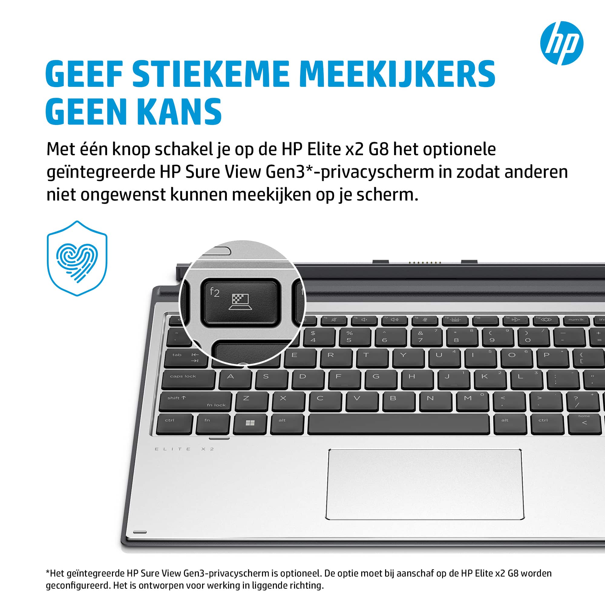 HP Elite x2 G8 Premium toetsenbord - Afbeelding 2