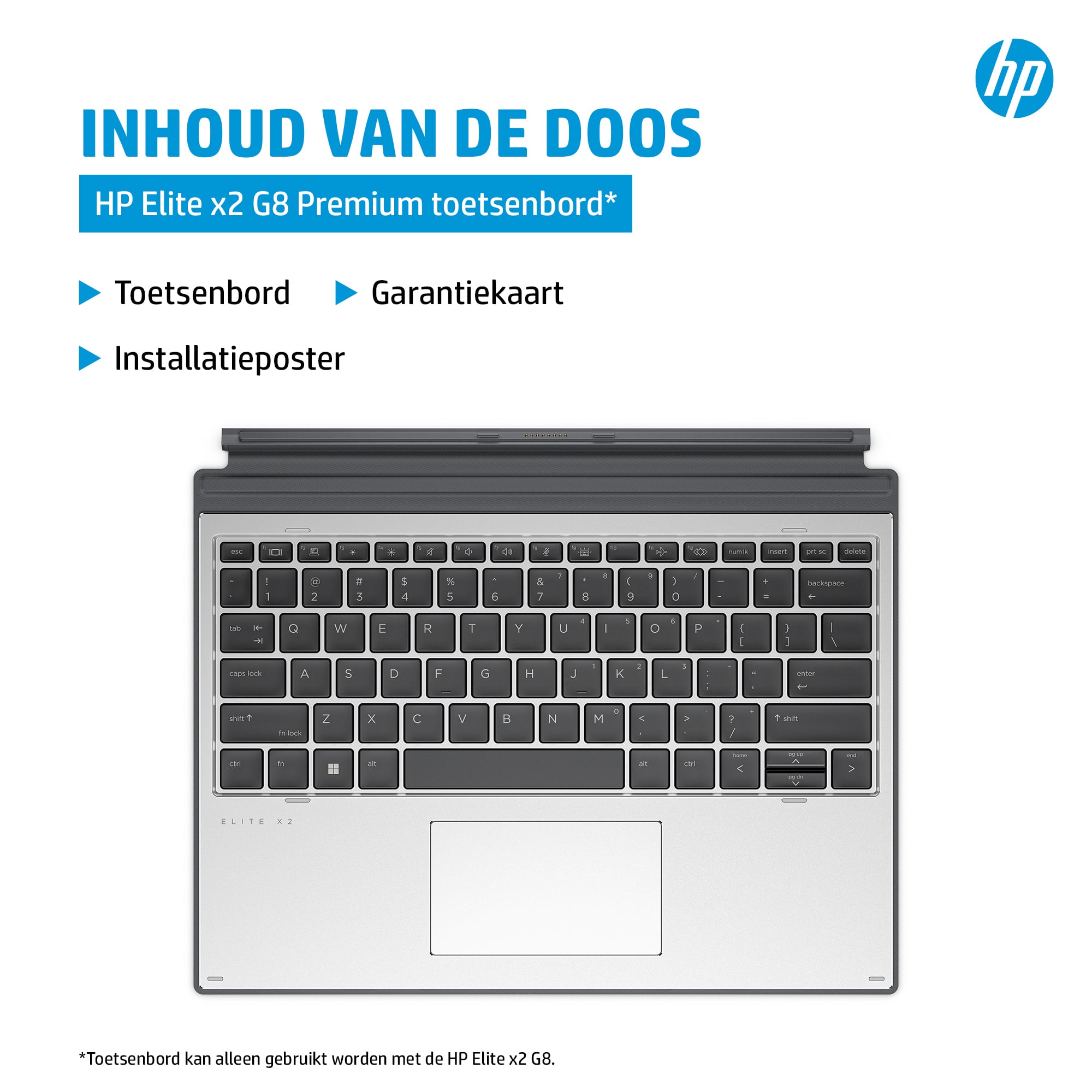 HP Elite x2 G8 Premium toetsenbord - Afbeelding 5