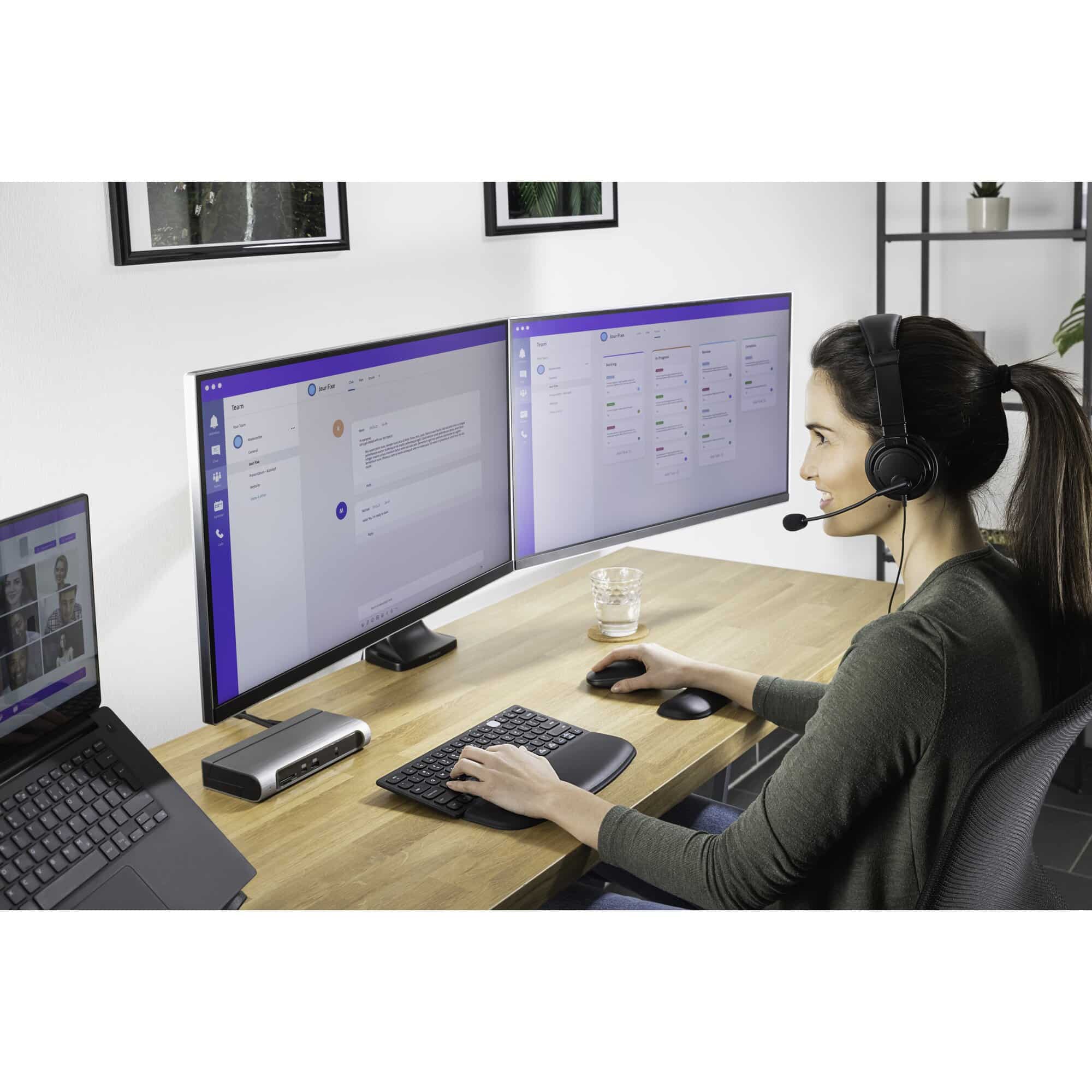 Kensington SmartFit One-Touch Height Adjustable Dual Monitor Arm - Afbeelding 8