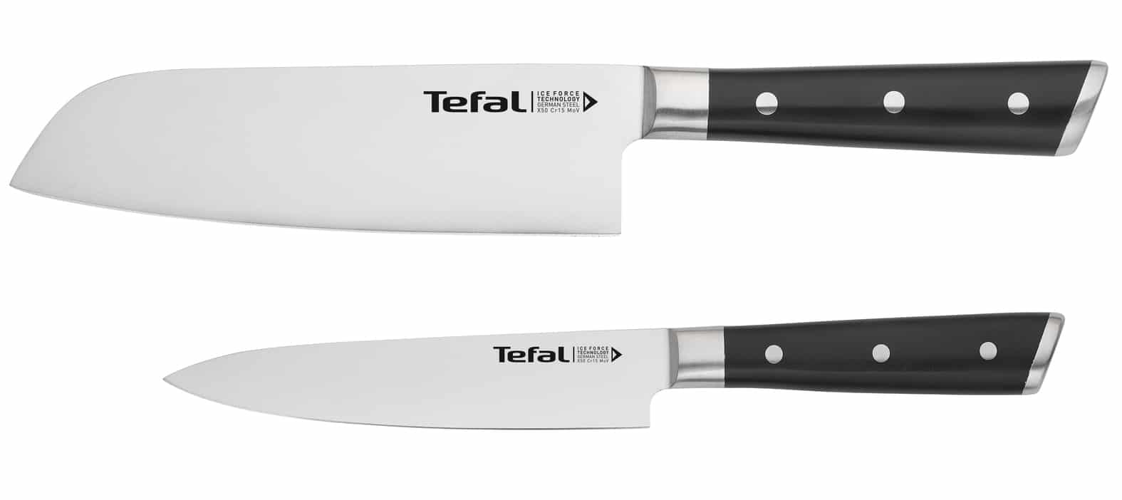 Tefal Ice Force 2-delige set: santokumes 16,5 cm + universeelmes 13 cm