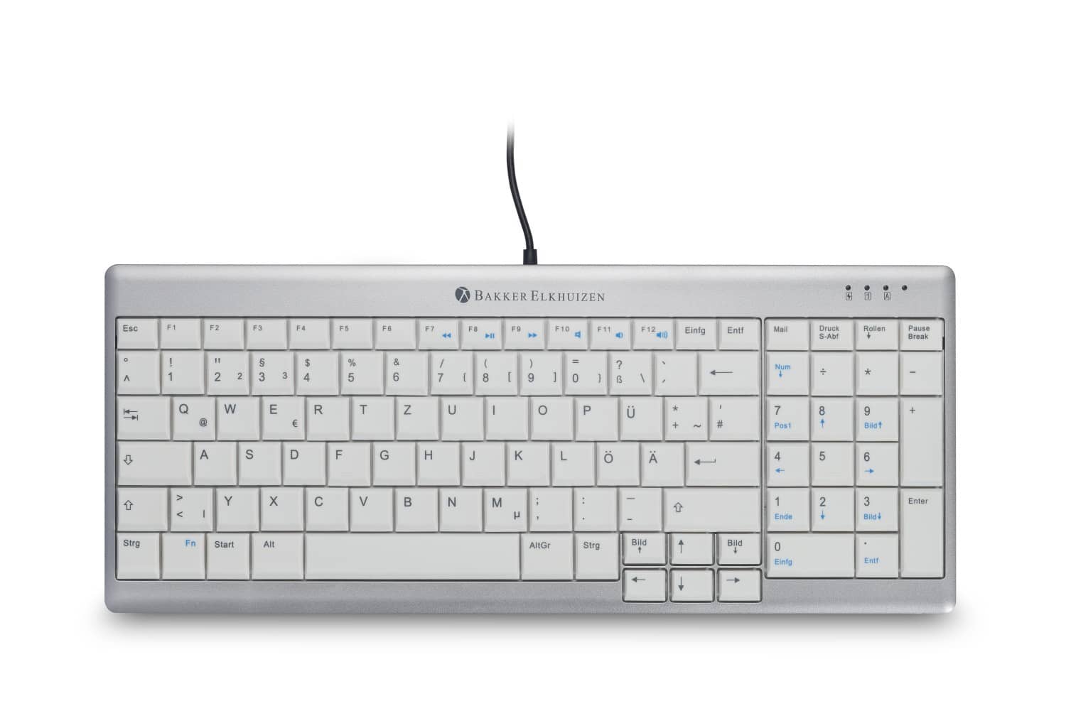 BakkerElkhuizen UltraBoard 960 Standard Compact Suisse Qwertz Toetsenbord