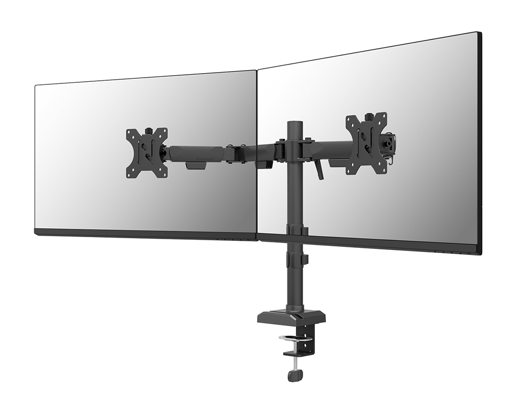 Neomounts DS60-600BL2 desk monitor arm, Clamp/Grommet, 10" - 32", 100 x 100 mm, Height adjust, Black