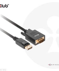 CLUB3D DisplayPort to VGA Cable M/M - Afbeelding 2