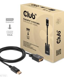 CLUB3D DisplayPort to VGA Cable M/M
