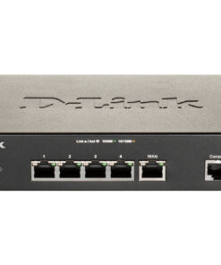 D-Link DSR-250V2 draadloze router Gigabit Ethernet Zwart