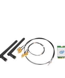 Shuttle WLN-M1 - Intel WLAN-ax/Bluetooth Combo Kit inklusief M.2 card, cables and externe antennes