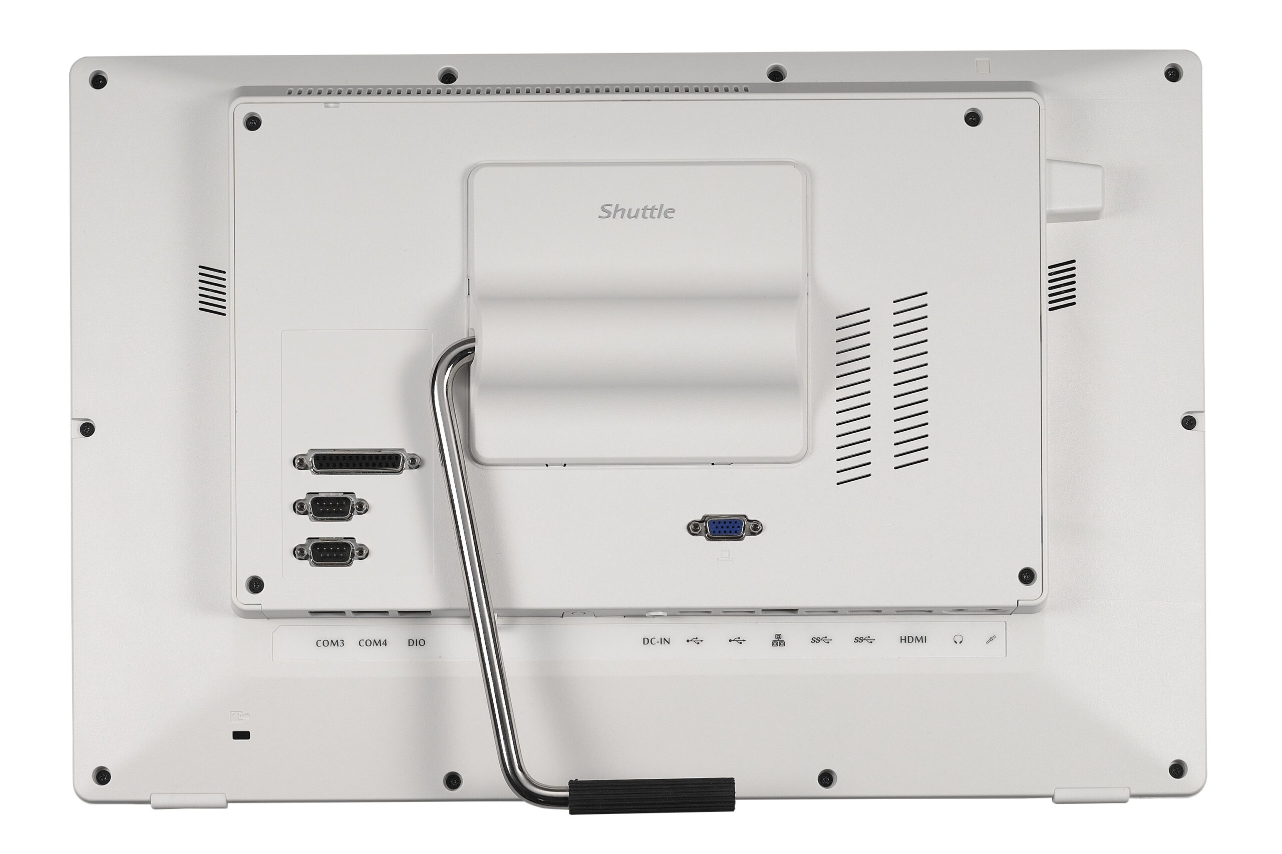 Shuttle All-In-One Barebone P92U, 19.5" Multi-Touch-Screen, Celeron 5205U, Wifi, IP54, ventilatorloos , 24/7 permanent gebruik - Afbeelding 3