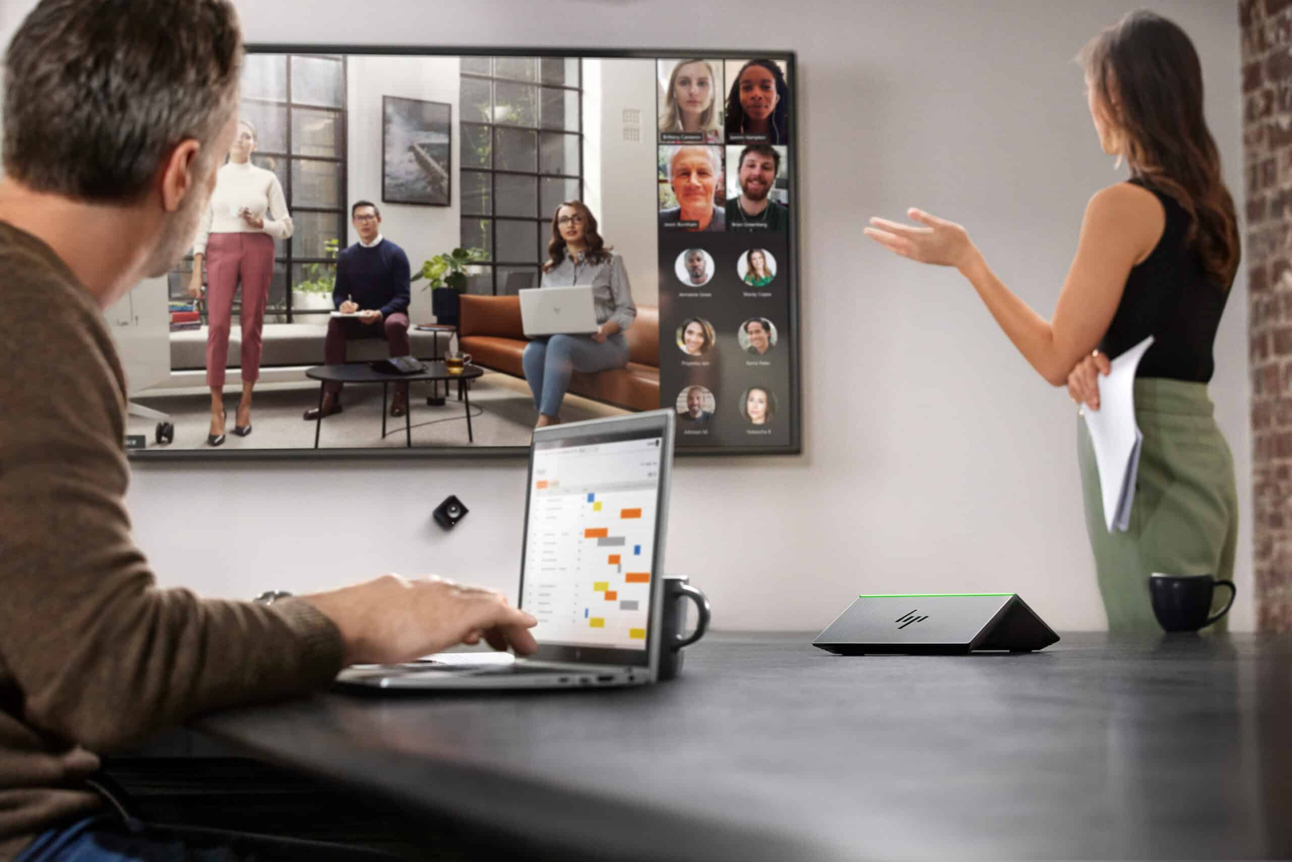 HP Presence Small Space Solution Plus AI Camera with Microsoft Teams Rooms Intel Core i5-10500T 8 GB DDR4-SDRAM 256 GB SSD Windows 10 IoT Enterprise Desktop Zwart - Afbeelding 7