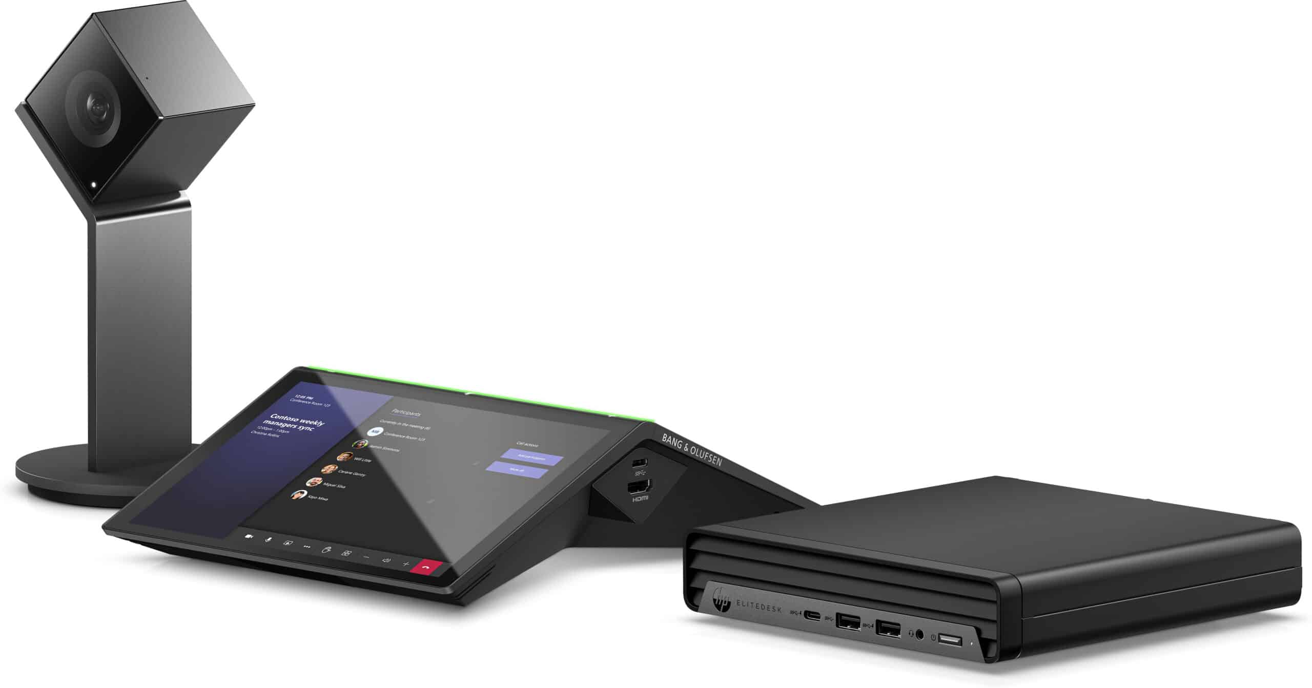 HP Presence Small Space Solution Plus AI Camera with Microsoft Teams Rooms Intel Core i5-10500T 8 GB DDR4-SDRAM 256 GB SSD Windows 10 IoT Enterprise Desktop Zwart - Afbeelding 2