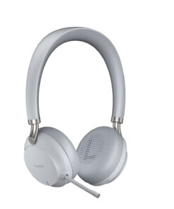 Yealink BH72 Teams + BHC76 Headset Draadloos Hoofdband Kantoor/callcenter USB Type-C Bluetooth Oplaadhouder Licht Grijs