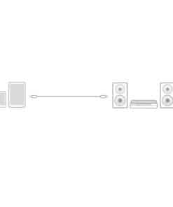 ACT 3 meter High Quality stereo audio aansluitkabel 3,5 mm stereo jack male - male - Afbeelding 3