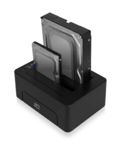 ACT 2,5" en 3,5" SATA dual HDD/SSD dockingstation, USB 3.2 Gen1 - Afbeelding 3