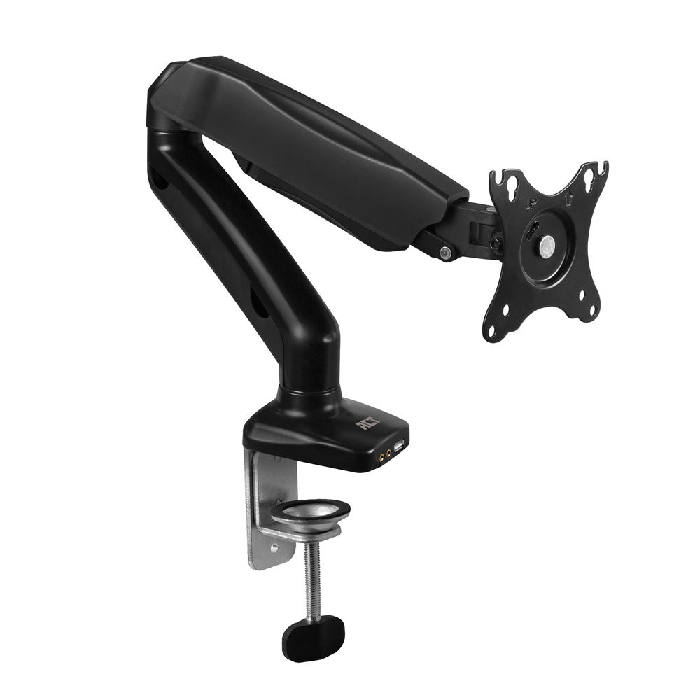 ACT Monitorarm 32" office met gasveer, 1 scherm
