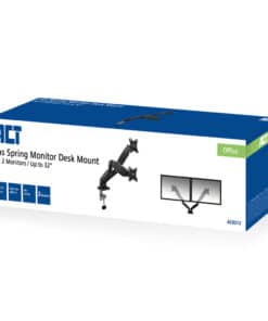 ACT Monitorarm 32" office met gasveer, 2 schermen - Afbeelding 2