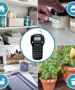 DYMO LabelManager 160 Labelmaker startpakket | Handheld Labelprinter | met 3 rollen D1 etiketten QWERTY-toetsenbord | Ideaal voor kantoor of thuis - Afbeelding 2