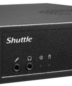 Shuttle XPC slim Barebone DH32U, Intel Pentium Gold 7505, 4x HDMI 2.0b 2x LAN, 2x COM, incl. VESA, 24/7 permanent gebruik - Afbeelding 6