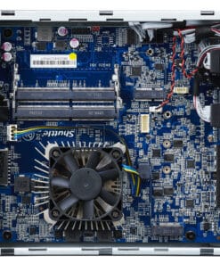 Shuttle XPC slim Barebone DH32U, Intel Pentium Gold 7505, 4x HDMI 2.0b 2x LAN, 2x COM, incl. VESA, 24/7 permanent gebruik - Afbeelding 4