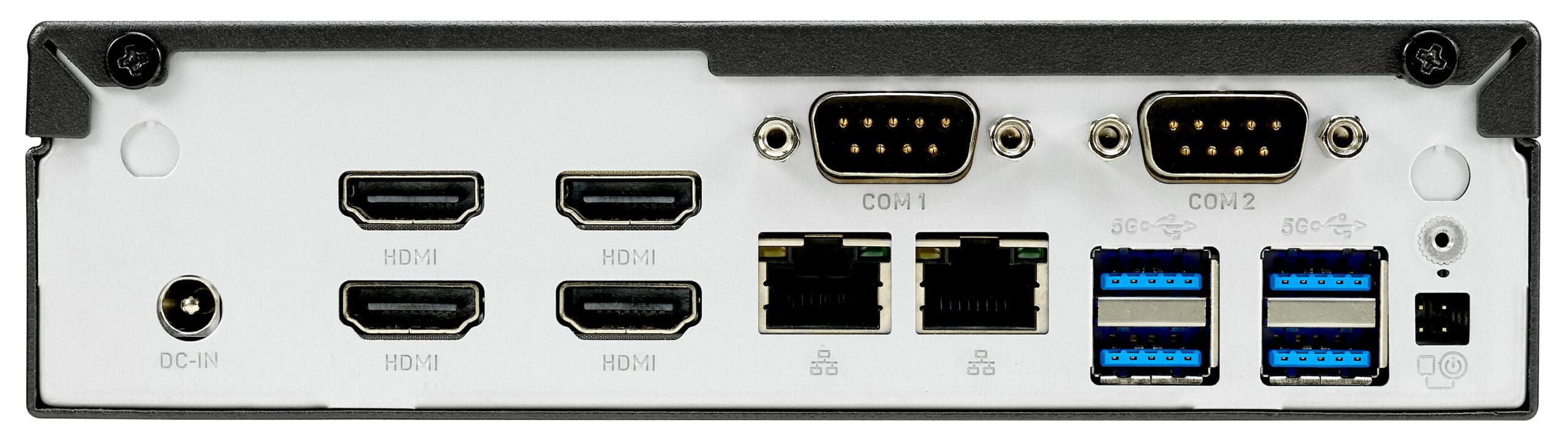 Shuttle XPC slim Barebone DH32U, Intel Pentium Gold 7505, 4x HDMI 2.0b 2x LAN, 2x COM, incl. VESA, 24/7 permanent gebruik - Afbeelding 7