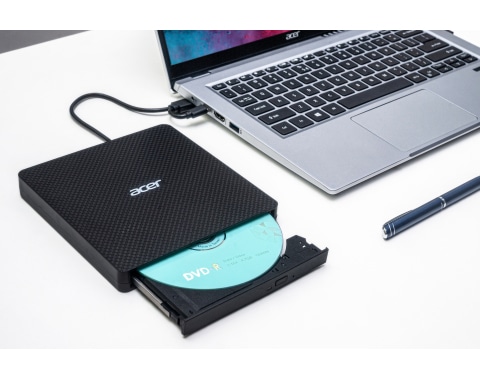 Acer Portable DVD Writer AXD001 optisch schijfstation DVD±RW Zwart - Afbeelding 3