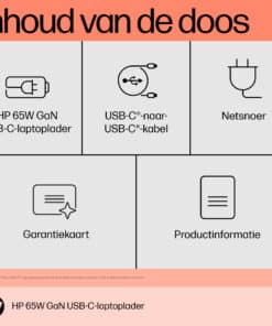 HP 65W GaN USB-C laptoplader