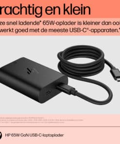 HP 65W GaN USB-C laptoplader - Afbeelding 4