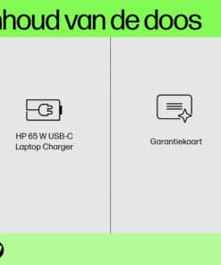 HP USB-C 65W-laptoplader - Afbeelding 3